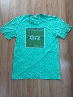 Leafly Griz Kush Graphic T-Shirt Green Small